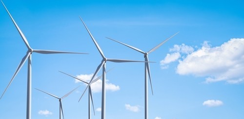 Photo of wind turbines