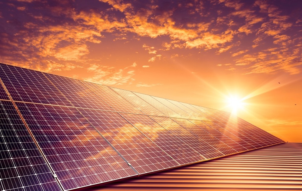 Photo of a solar panel 