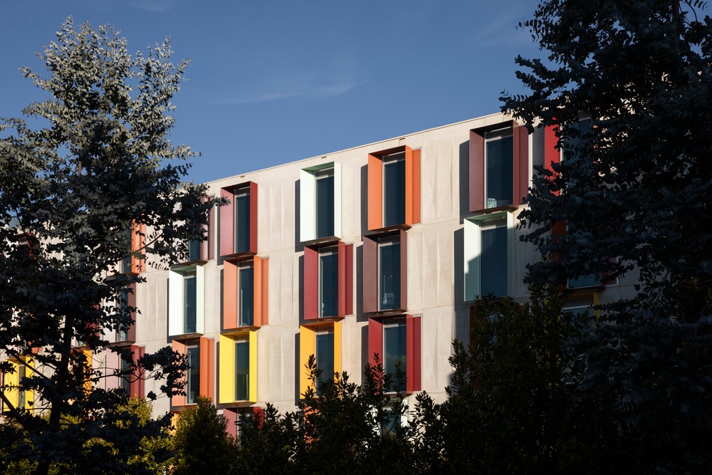 Outside view of a student accommodation building