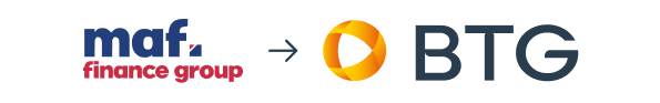 MAF x BTG logos